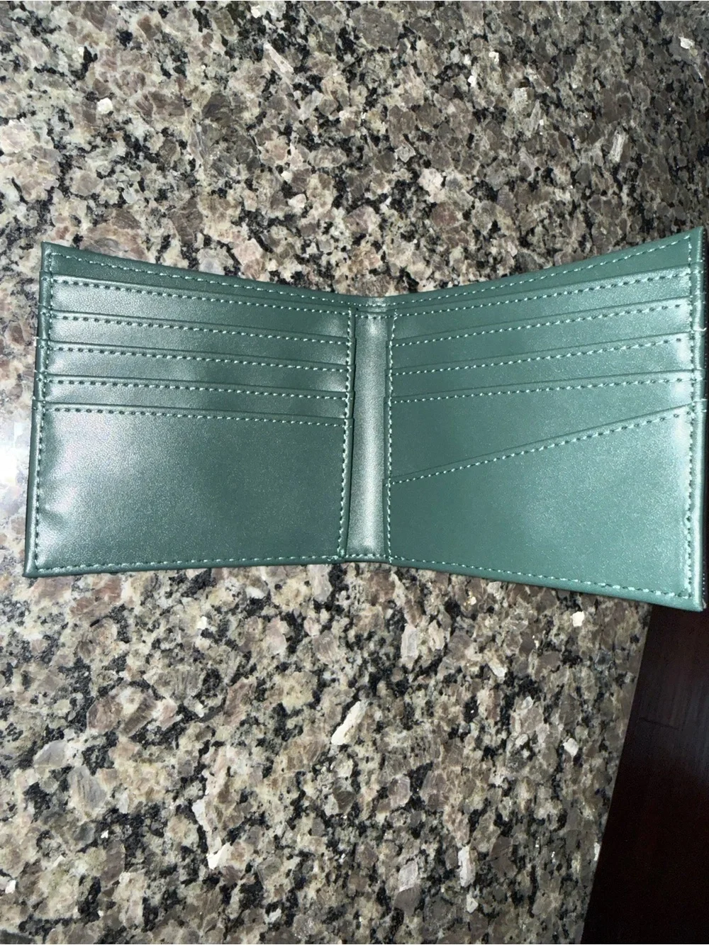 Badgley Mischka Black Men's Bifold Wallet with Gold Logo Plaque